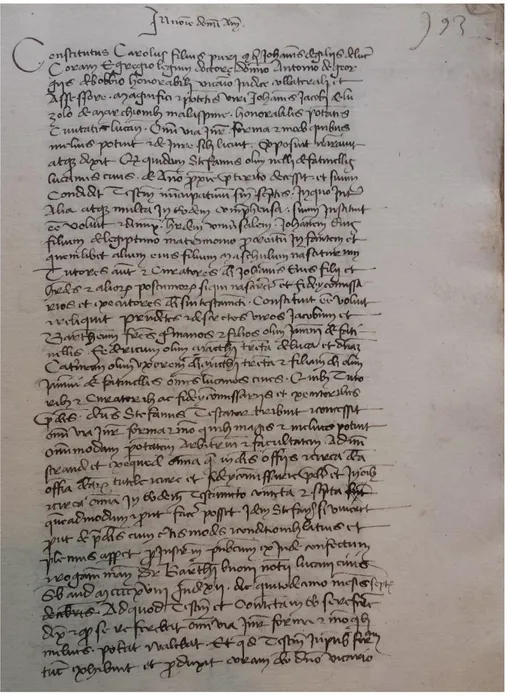 Fig. 2. Petizione di Carlo Gigli.