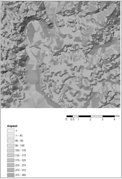 Figura 6.  Cures Sabini: mappa delle esposizioni. 