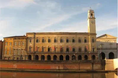 Fig. 4 - Il Palazzo Pretorio di Pisa, attualmente sede di uffici comunali. (Foto  dell’autore)