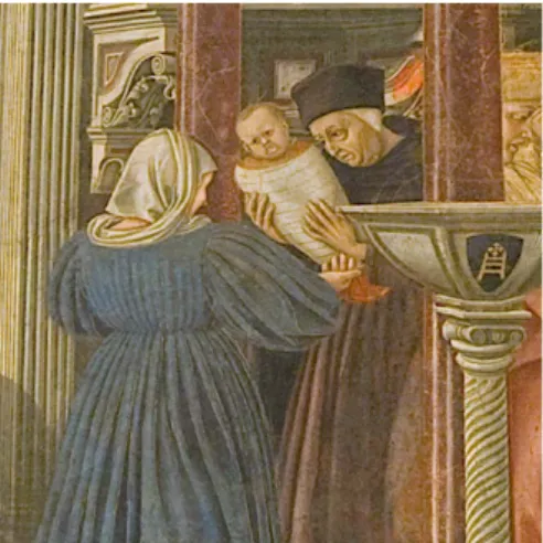 Fig. 5. Domenico di Bartolo, Distribución de 