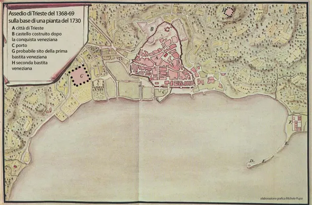 Fig. 1. L'assedio di Trieste