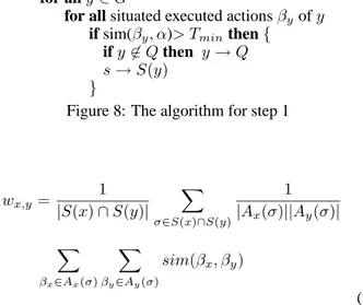 Figure 8: The algorithm for step 1