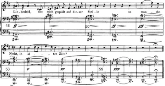 Fig. 2 – F. Schubert, Der Doppelgänger, sezione finale 