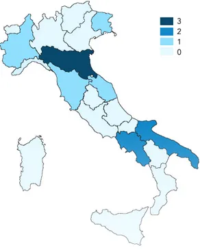 Figure 3. Enactment of regional laws to bolster CE 