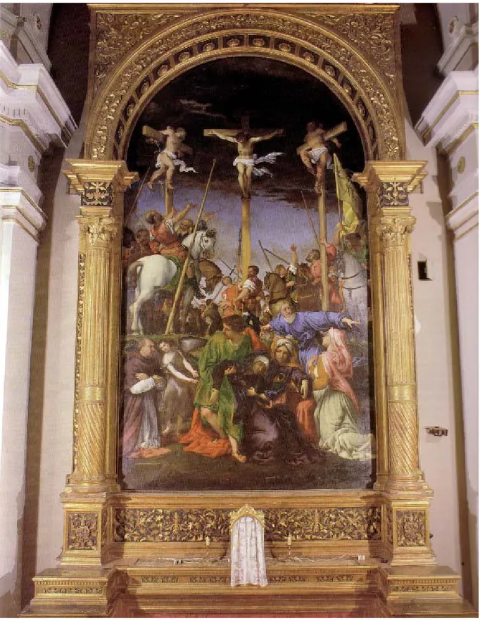 Fig. 4. Lorenzo Lotto, Crocifi ssione, Monte San Giusto, chiesa di Santa Maria in Telusiano