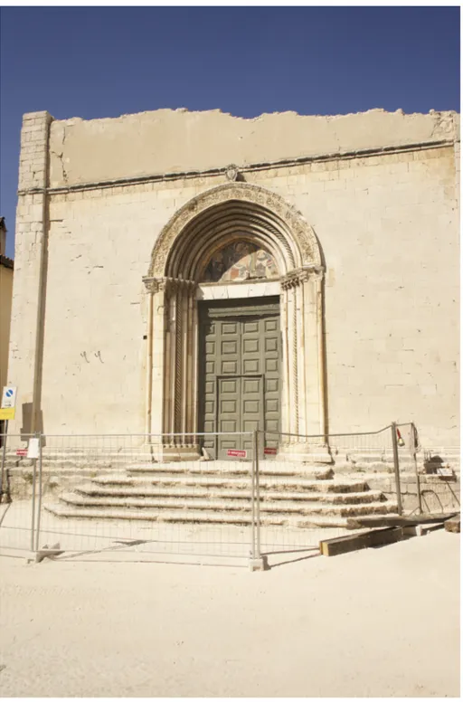 Fig. 3. Norcia, St. Agustine, portal (photo A. Biagioni)