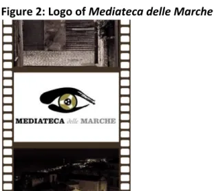 Figure	
  2:	
  Logo	
  of	
  Mediateca	
  delle	
  Marche	
  