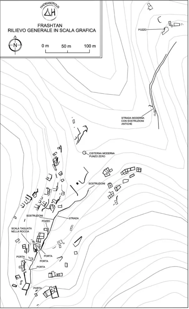 Fig. 14. Plan of the fortified site of Frashtan.