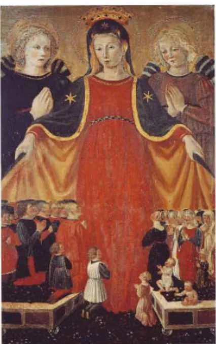 Fig. 3.  Giovanni Boccati, Madonna della Misericordia, Perugia, Galleria Nazionale dell’Um- dell’Um-bria