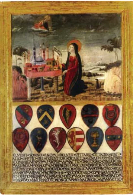 Fig. 5.  Tavola di gabella, Siena, Archivio di Stato