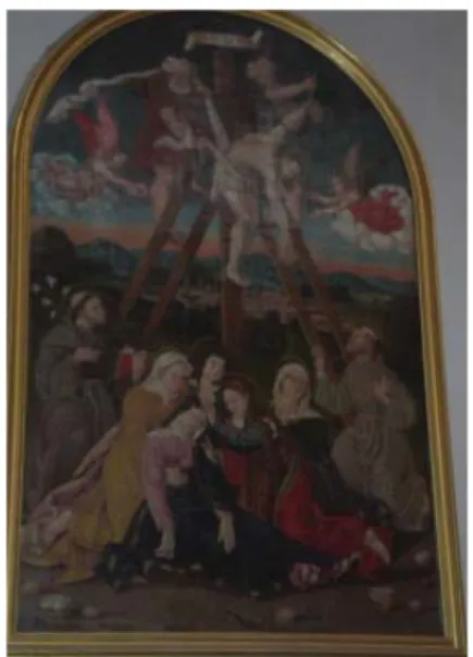Fig. 11. Luca di Costantino, Deposition from the Cross with Saints Anthony from Padova 