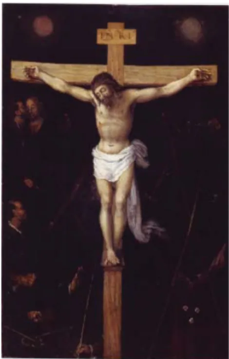 Fig. 15. Lorenzo Lotto, Christ Crucifi ed with the symbols of Passion, Florence, Villa I Tatti,  Berenson Collection
