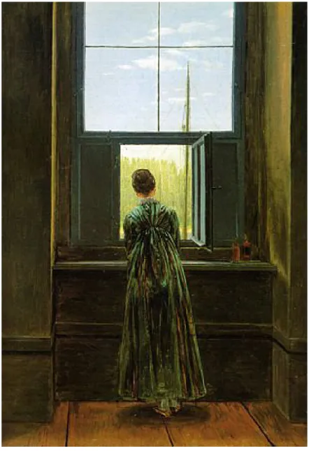 Fig. 8.  C. David Friedrich, Frau am Fenster, 1822.