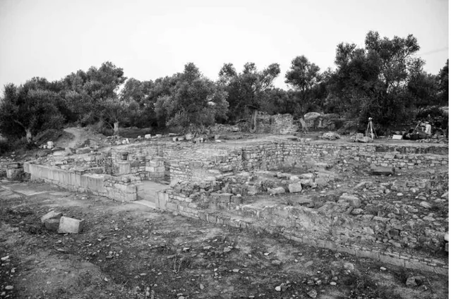 Fig. 4 - Veduta generale dell’Edificio Sud, da NE (© Scuola Archeologica Italiana di Atene)