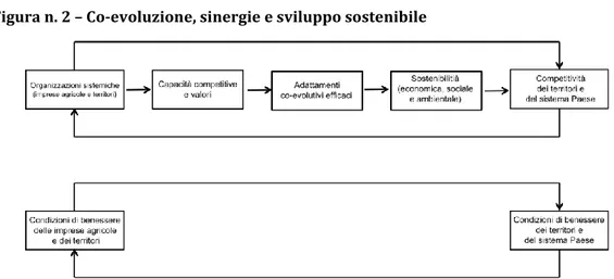 Figura n. 2 – Co-evoluzione, sinergie e sviluppo sostenibile 