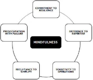 Figure 6 - The five elements characterizing mindfulness according to Weick's High Reliability Organizations Theory