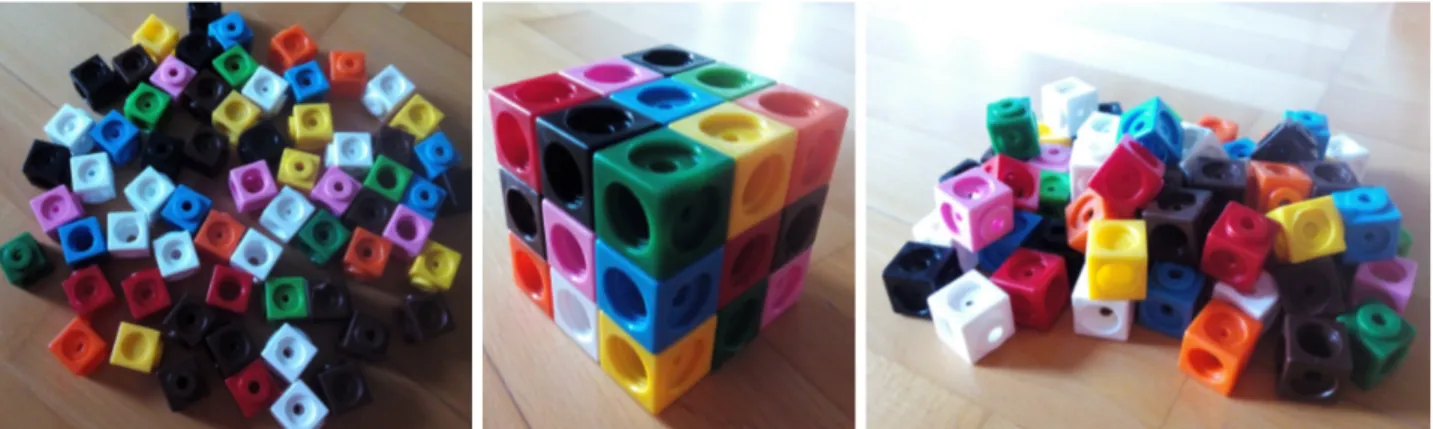 Figura 16. Construcció real amb cubs multilinks. Marina Agudelo (2015). 