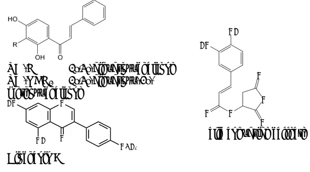 Figure 1. Some antifungal polyphenols isolated from Latin-American plants 
