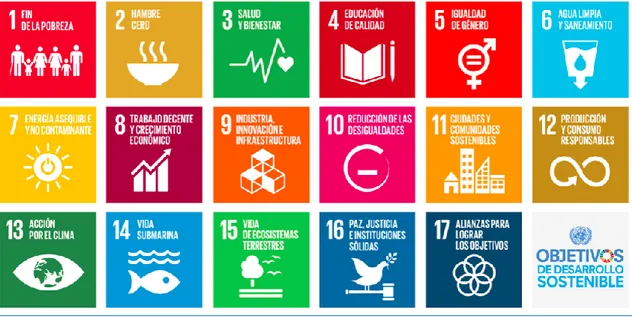 Figura 1. Objetivos de Desarrollo Sostenible. Fuente: Organización Mundial de la Salud 