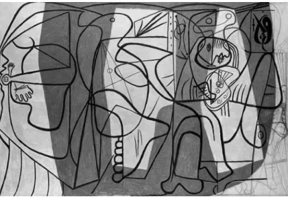 Figura 8. Artista e seu modelo, 1926. Representação simbólica do ato de criação Fonte: Pablo Picasso Paintings, Quotes, &amp; Biography (1926)