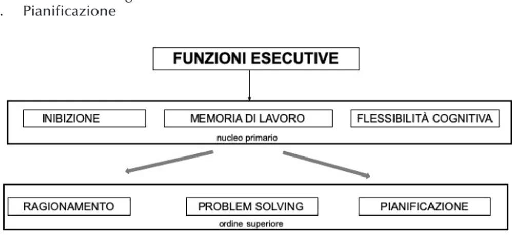 Figura 6. Rappresentazione del nucleo delle FE e di quelle di ordine superiore