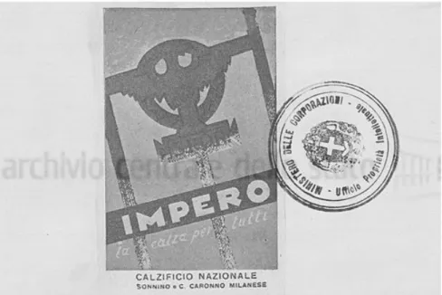 Fig. 3: the trademark of Calzificio Naz. Sonnino &amp; C.