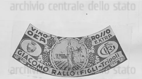 Fig. 4: the trademark of Giacomo Rallo &amp; Figli Company