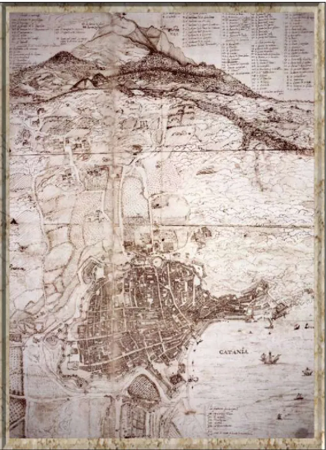 Figura 10 - Nicola Van Aelst  - La clarissima Città di Catania Patria di S.ta Agatha Verg