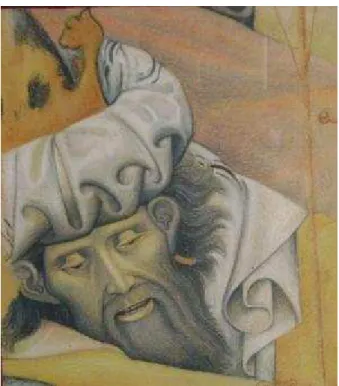 Fig.  12  -  Maestro  del  Trionfo  della  Morte,  Trionfo  della  Morte,  particolare,  Palermo, Galleria Nazionale della Sicilia, 1444-1446 