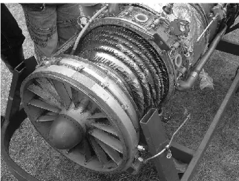 Figura H.1 : turbojet danneggiato dopo una collisione con un volatile 