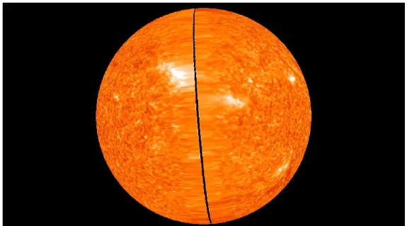 Figure 16. Image of the far side of the Sun based on high resolution STEREO data (EUVI 304 Å), taken 