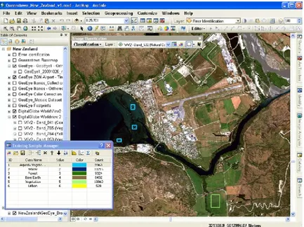 Figure 45 – Screenshot of ArcGIS, the most common commercial GIS  developed by ESRI 