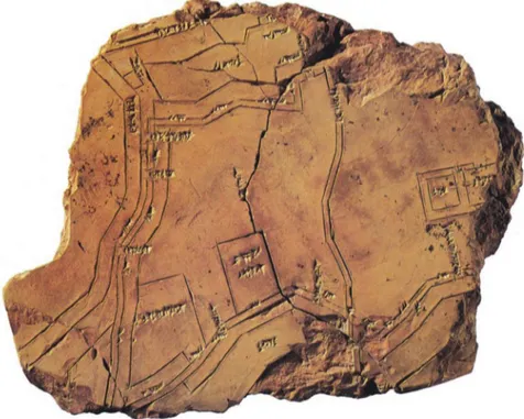 Fig. 1.7. “Mappa di Mežirič”. Incisione su avorio di mammut (da Gladkih-kornietz-soffer 1985, p