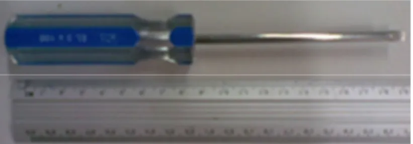 Figure 4.1.5 - The screwdriver used for the experimental tests. Results are re- re-ported in Fig