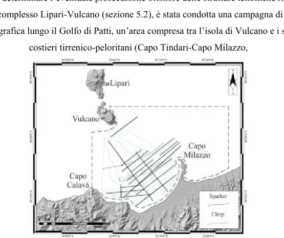 Figura 5-2 per l’ubicazione) e relativi tecto-grooves e fratture di Riedel lungo il piano di faglia (F)