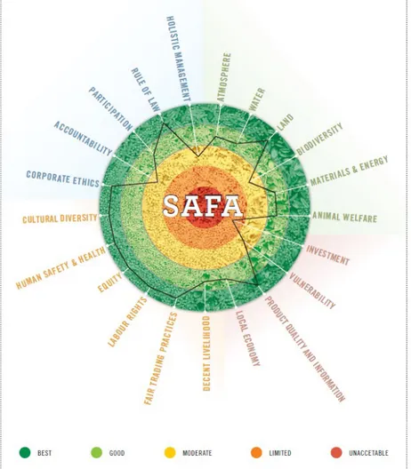 Figure  4:  SAFA  sustainability  polygon  (Source:  SAFA 