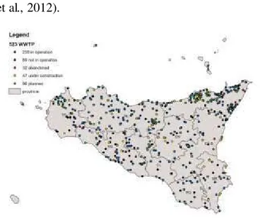 Figure  2. Potential  TWW  reuse in Sicily 
