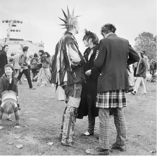 Figure 1: Punks at a festival, the early 1980s © Museum of London/Heritage Images/Getty Images