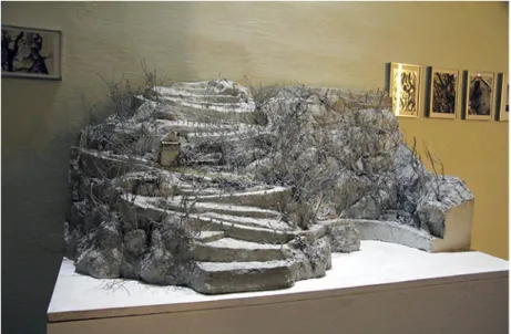 Fig. 1 – Plastico del possedimento di Armand Schulthess realizzato in occasione della prima mostra organizzata da Harald Szeeman nel 1978 a Casa Anatta, Monte Verità.