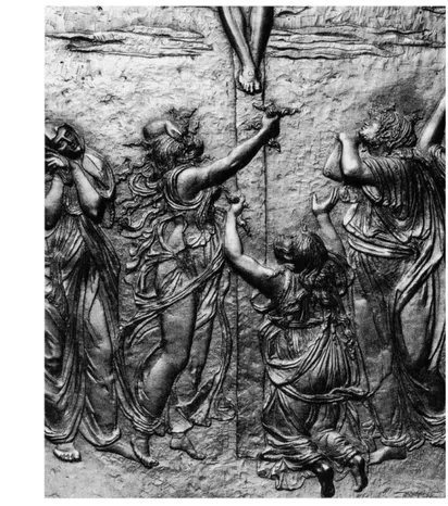 Fig. 2 – Bertoldo di Giovanni, Crocifissione (dettaglio), bronzo, 1478- 1478-1491,  Firenze,  Museo  Nazionale  del  Bargello  (Foto:  Georges   Didi-Huberman)