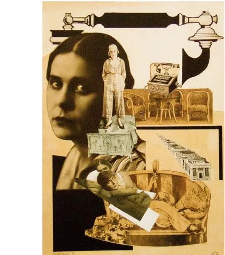 Fig. 4 – H. Höch, La dolce, 1926, Museum Folkwang, Essen  Fig. 5 – J. Collins, Narkissos, 1976-1991, Museum of Modern Art, San  Francisco 