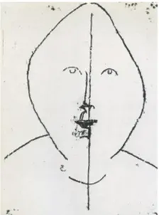 Fig. 3 – Autoritratto, 1969, monotipo su carta, Lo- Lo-ro Ciuffenna (AR), Collezione Archivio Venturino  Venturi 