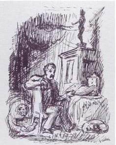 Fig. 14 – A. Kubin, La morte del povero, 1938 