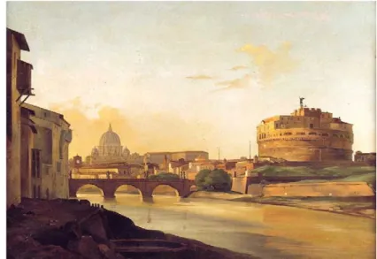 Fig. 10 – Ippolito Caffi, Il Tevere a Castel Sant’Angelo, 1833, Collezione  privata. 