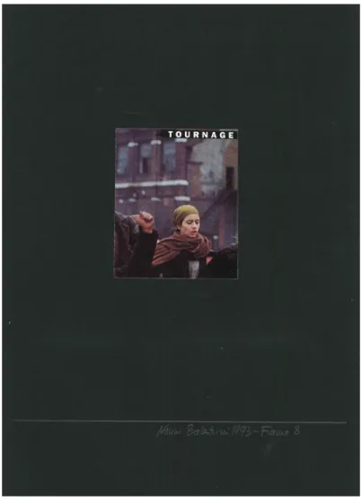 Fig. 6 – Nanni Balestrini, uno dei collage esposti alla personale al centro   Euforia costante nel febbraio-marzo 1993  