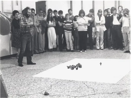 Fig. 5 – Armando Marrocco, Paleo-grafia, 1978, fotografia di Enrico Cattaneo,   Courtesy Archivio Armando Marrocco, Bollate (Milano) 