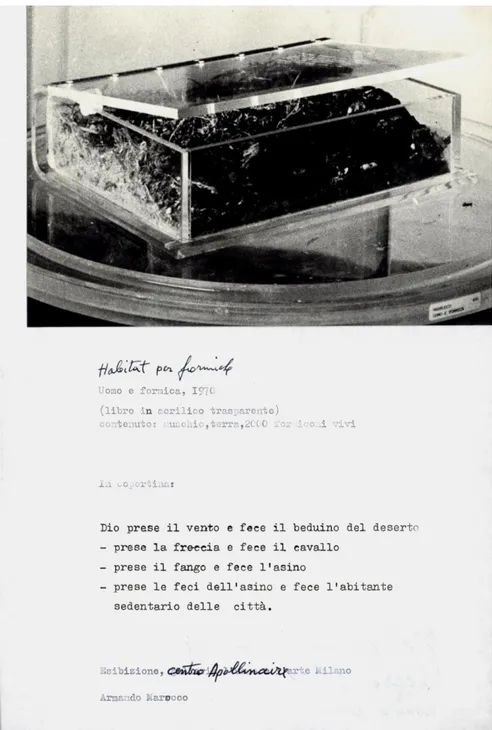 Fig. 1 – Armando Marrocco, Arte moderna e contemporanea, 1964, fotografia di Armando  Marrocco, Courtesy Archivio Armando Marrocco, Bollate (Milano) 