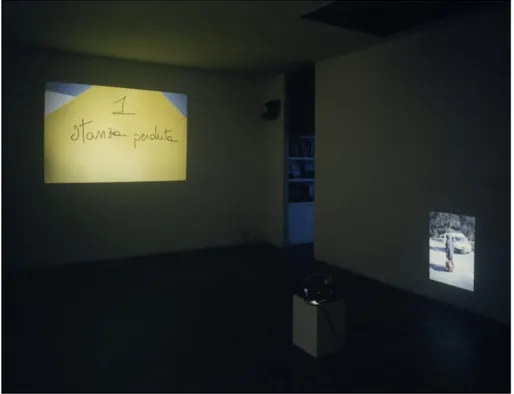 Fig. 1 – Cesare Viel, Una stanza per sé, 1997, foto di Roberto Marossi  per gentile concessione dell’artista