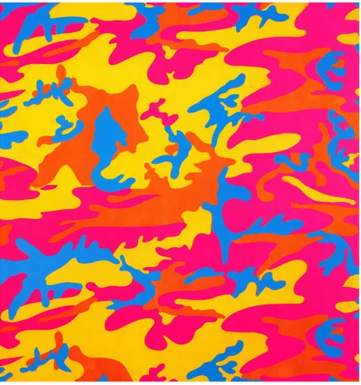 Fig. 1. Andy Warhol, Camouflage, 1986 