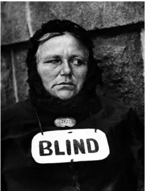 Fig. 1 Paul Strand, Blind woman, 1961 